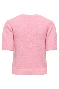 Onlzaggie Ss Flower O-Neck Cc Knt