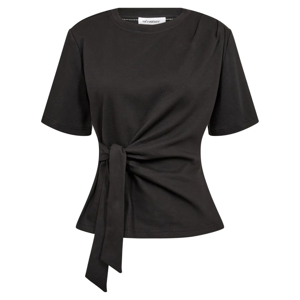 Orianecc Pleat Tie Tee 500096
