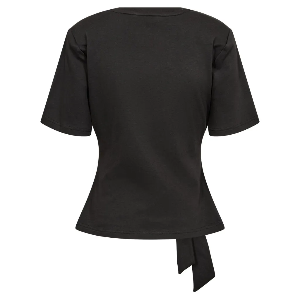 Orianecc Pleat Tie Tee 500096