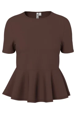 Pcalisa Ss Peplum Top