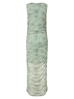 Pcally Sl Boatneck Ankle Dress
