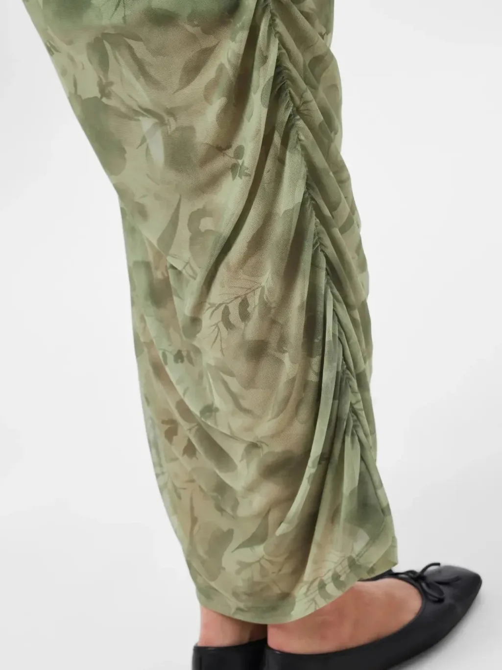 Pcally Sl Boatneck Ankle Dress