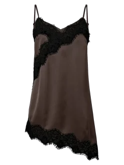 Pcariel Assymetric Lace Top Pp