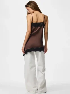 Pcariel Assymetric Lace Top Pp