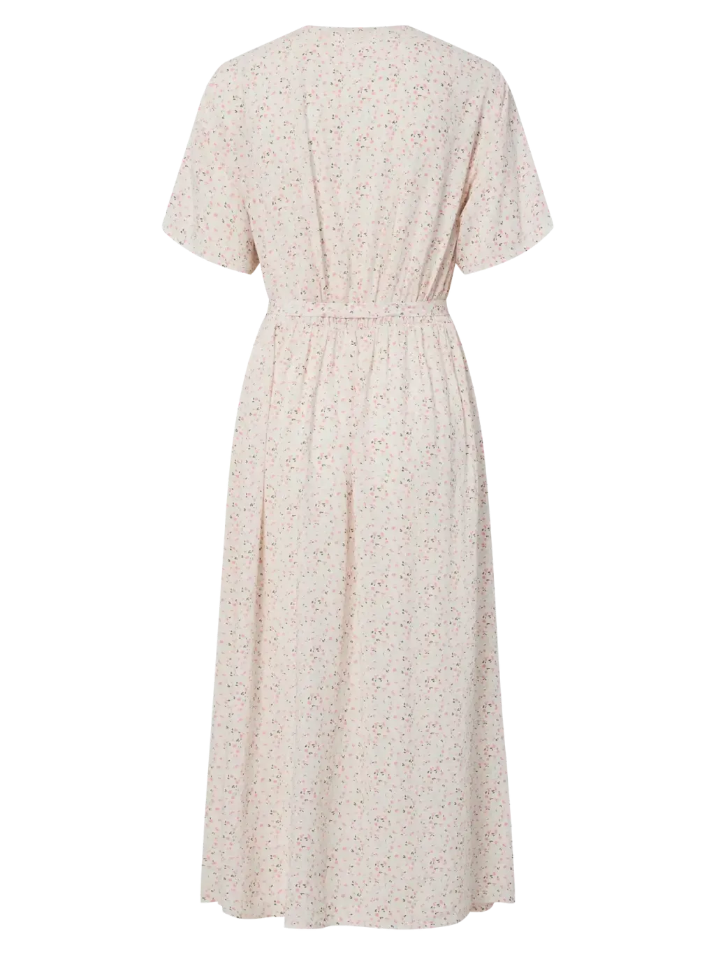 Pcbarri Ss Midi V-Neck Dress Msa