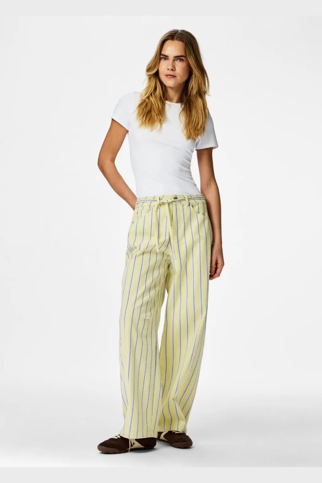 Pcbillo Tie Barrel Jeans