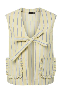 Pcbillo Tie Denim Vest
