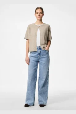 Pcbree Ss O-Neck Knit Cardigan