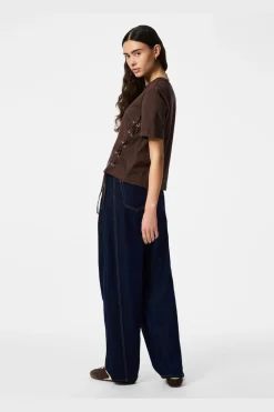 Pcfenja Ss Tie Detail T-Shirt Jsr Pp