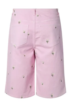 Pcflora Long Emb Shorts