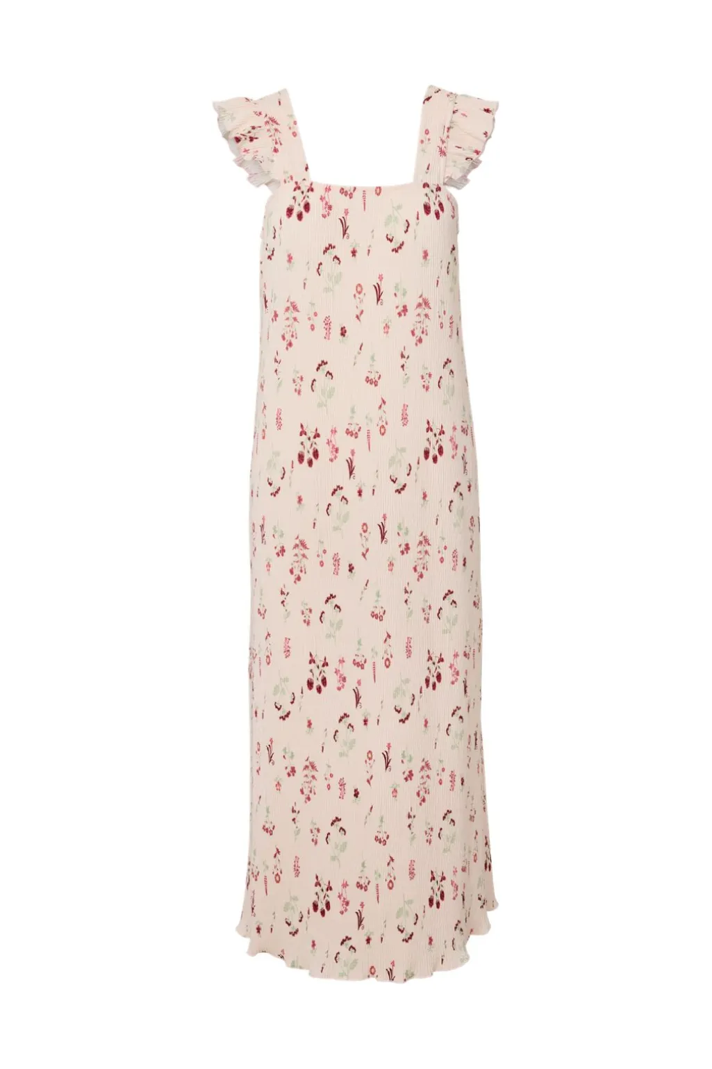 Pcflora Strap Flounce Dress Msa