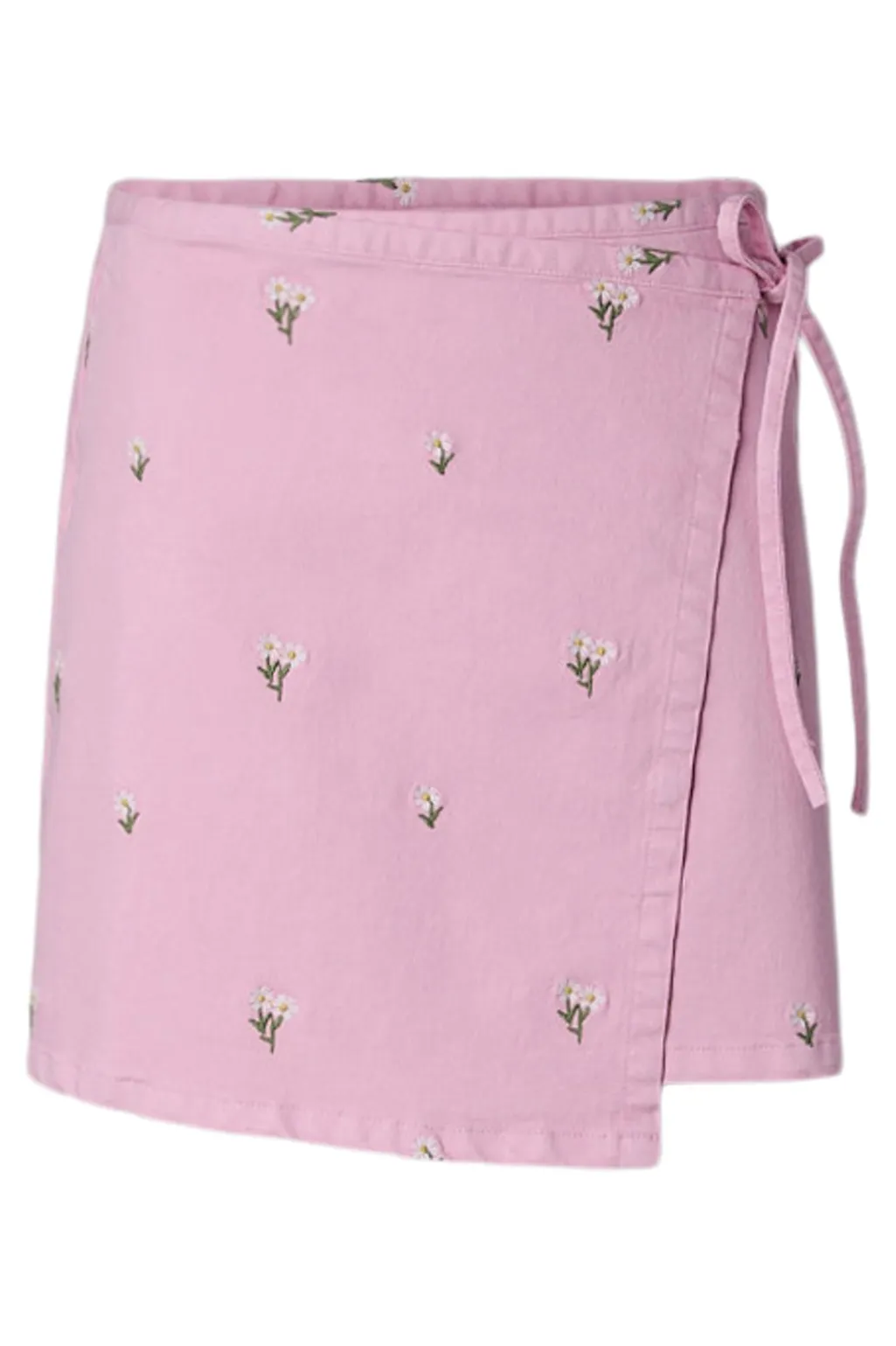 Pcflora Wrap Emb Skirt