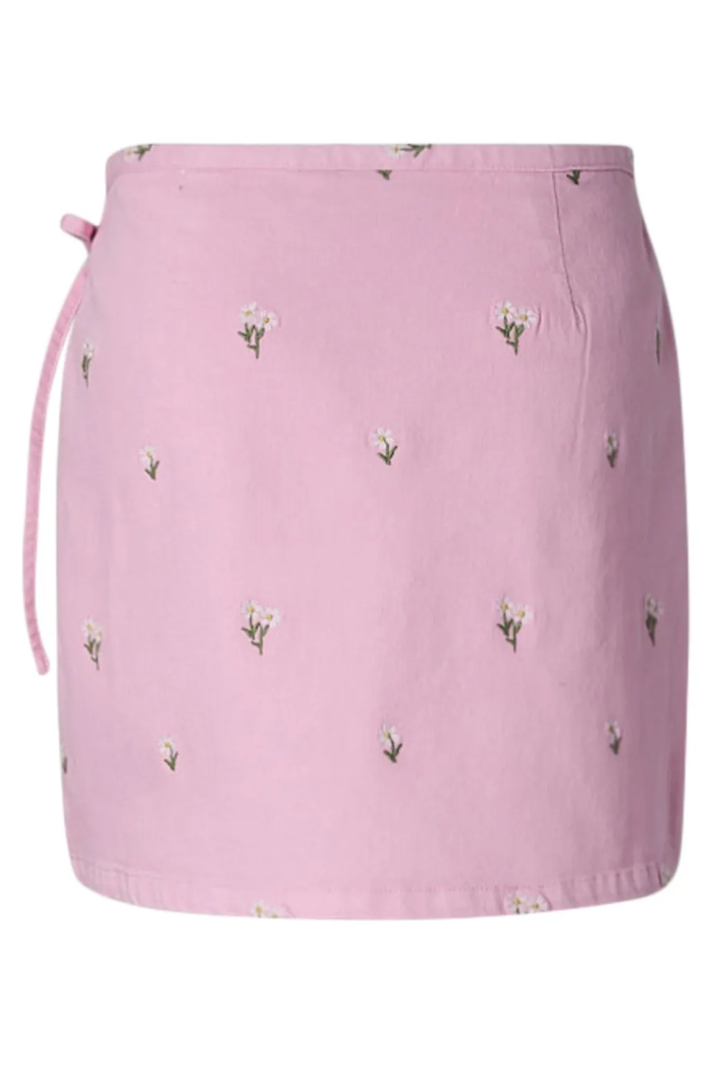 Pcflora Wrap Emb Skirt