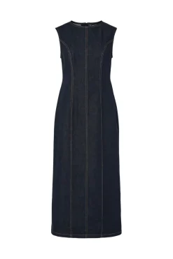 Pcfranna Sl Long Denim Dress