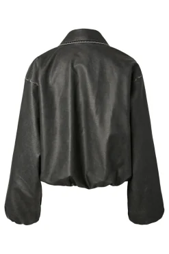 Pcgiselle Wash Coated Bomber Jacket