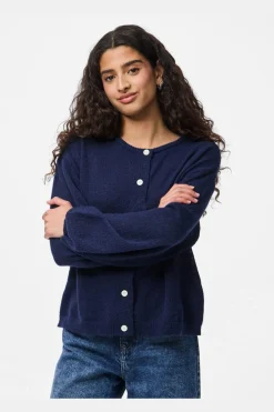 Pcida Ls O-Neck Knit Cardigan