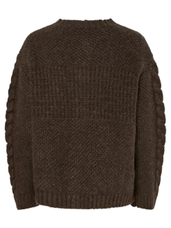 Pcjacinthe Ls O-Neck Knit Cardigan Mpa B