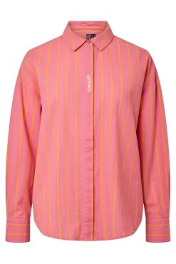 Pcjavia Ls Stripe Shirt Fc