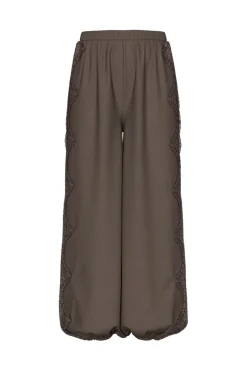 Pcjolivia Hwlace Detail Balloon Pant