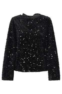 Pckam Ls Deep Back Bow Top