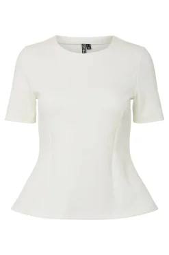 Pclilu Ss O-Neck Top