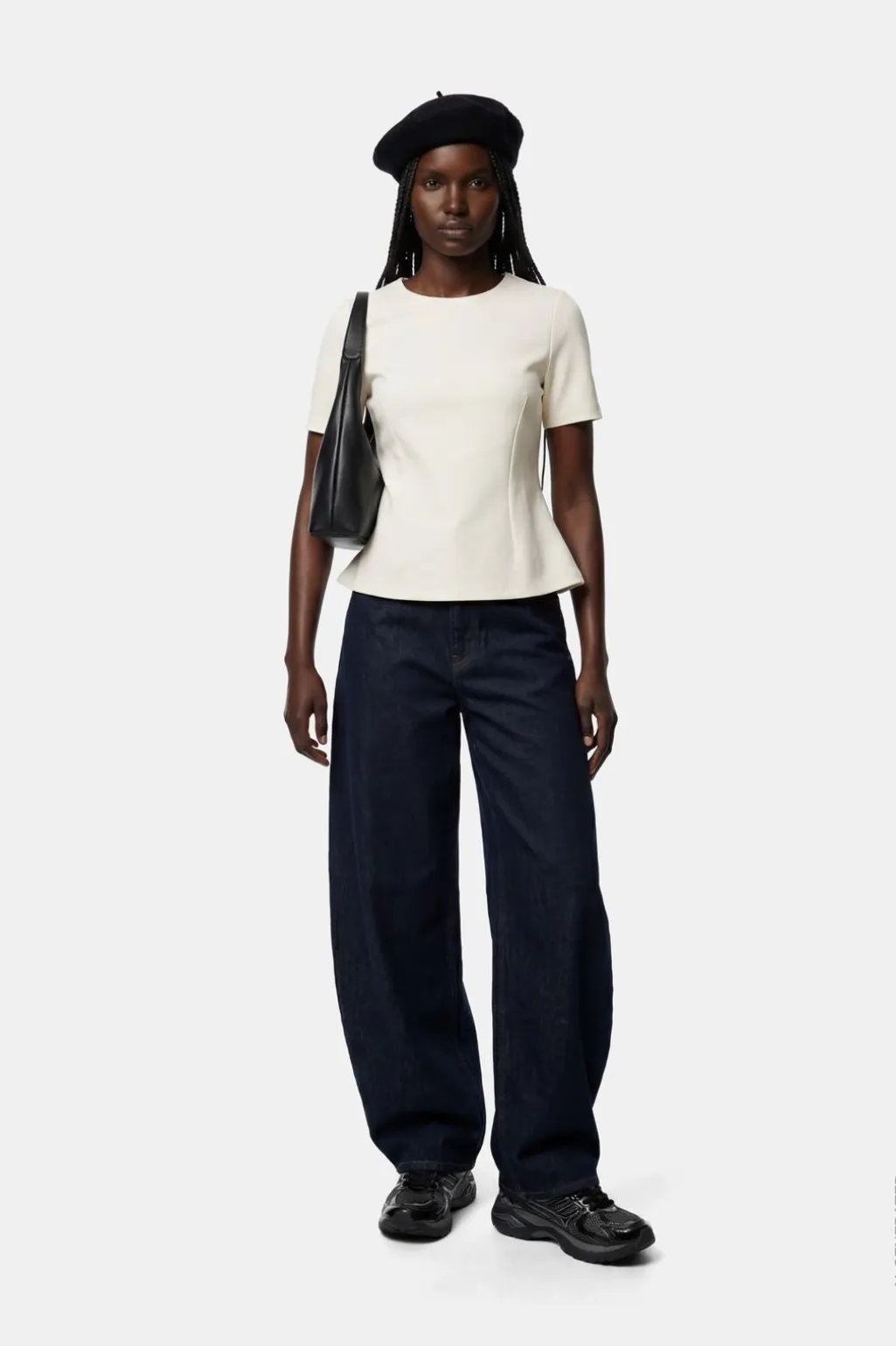 Pclilu Ss O-Neck Top
