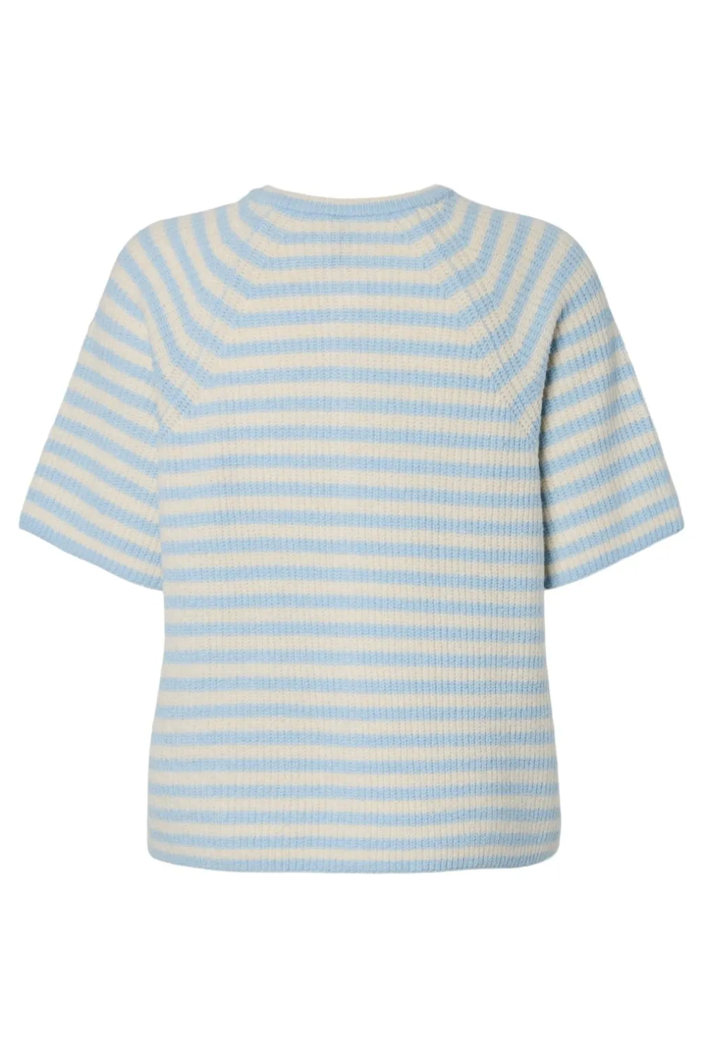 Pcmalou Ss O-Neck Stripe Cardigan Pwp