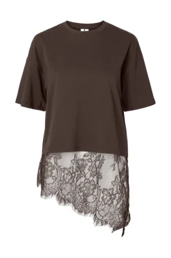 Pcmave Ss Lace T-Shirt Dm