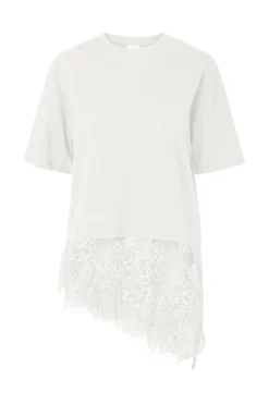 Pcmave Ss Lace T-Shirt Dm