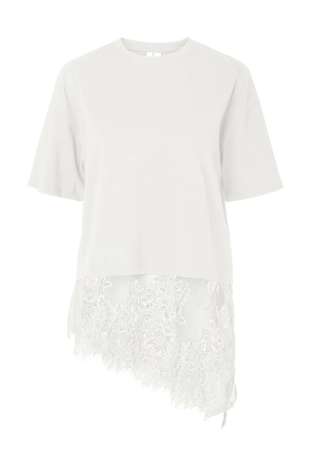 Pcmave Ss Lace T-Shirt Dm
