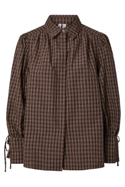 Pcmaya June Ls Pleated Detail Shirt