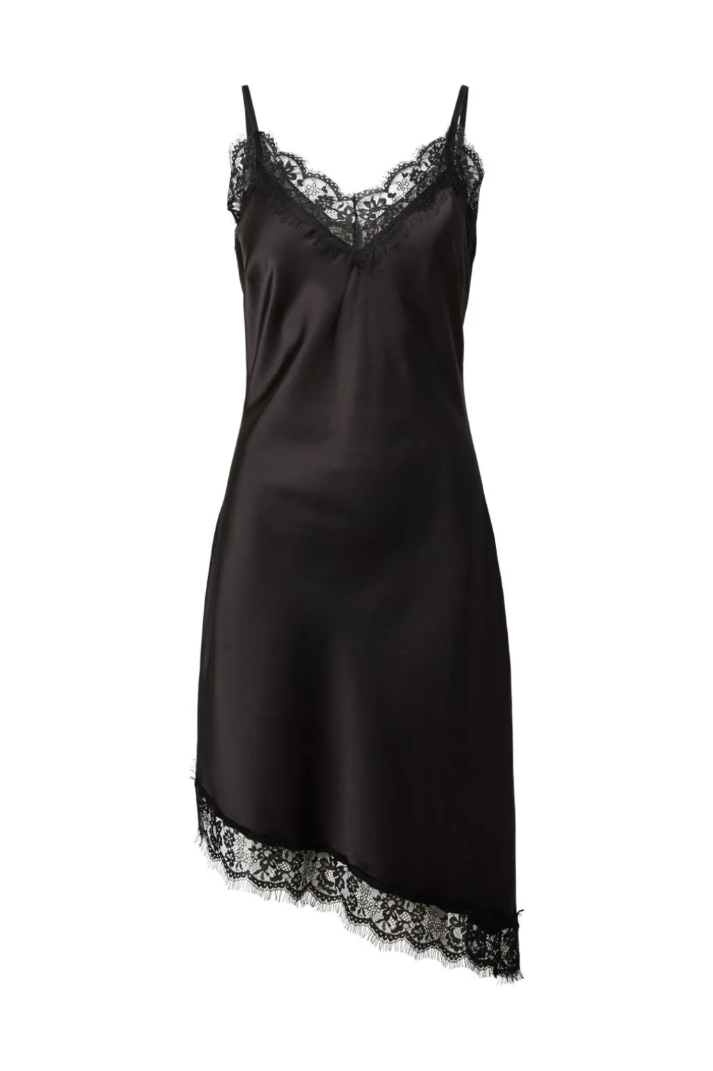 Pcnomi Strap Satin Lace Dress