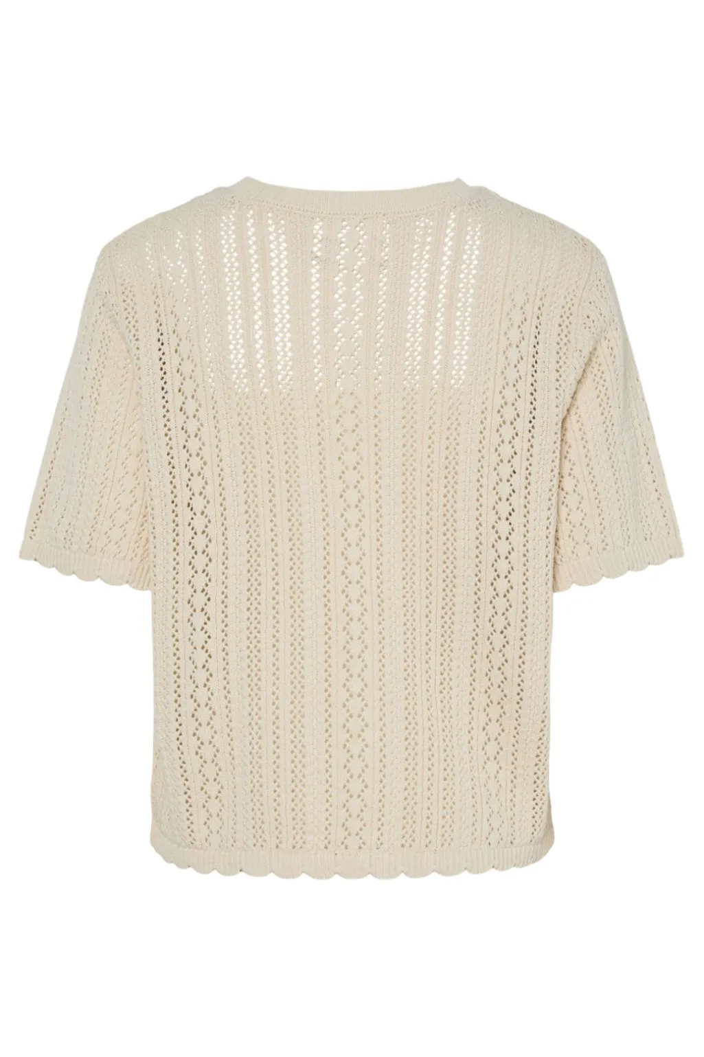 Pcnuka Ss O-Neck Knit Cardigan