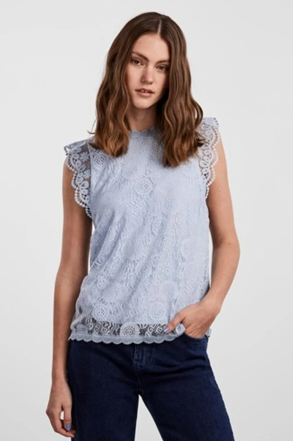 Pcolline Sl Lace Top