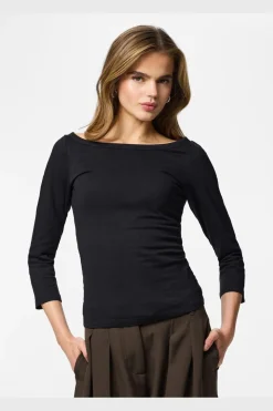 Pcphoebe 3/4 Boatneck Top