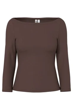 Pcphoebe 3/4 Boatneck Top