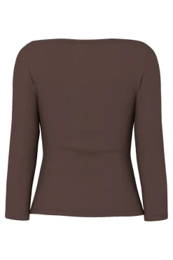 Pcphoebe 3/4 Boatneck Top