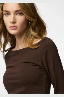 Pcphoebe 3/4 Boatneck Top