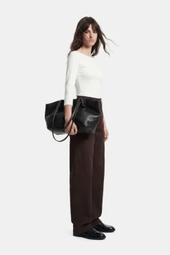 Pcphoebe 3/4 Boatneck Top