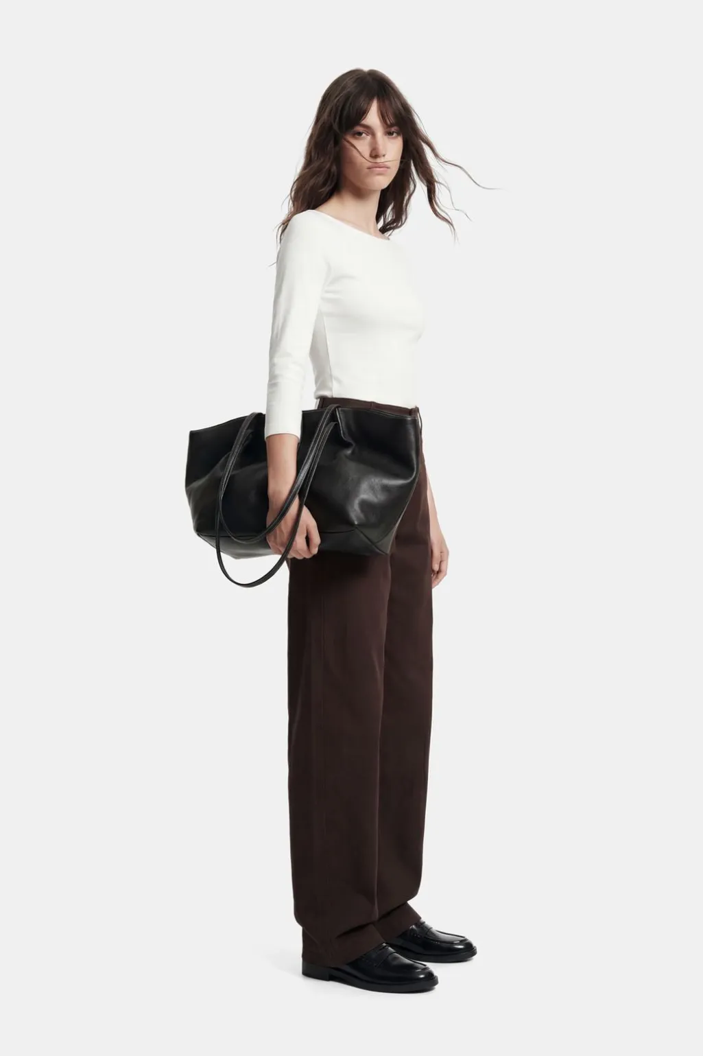 Pcphoebe 3/4 Boatneck Top