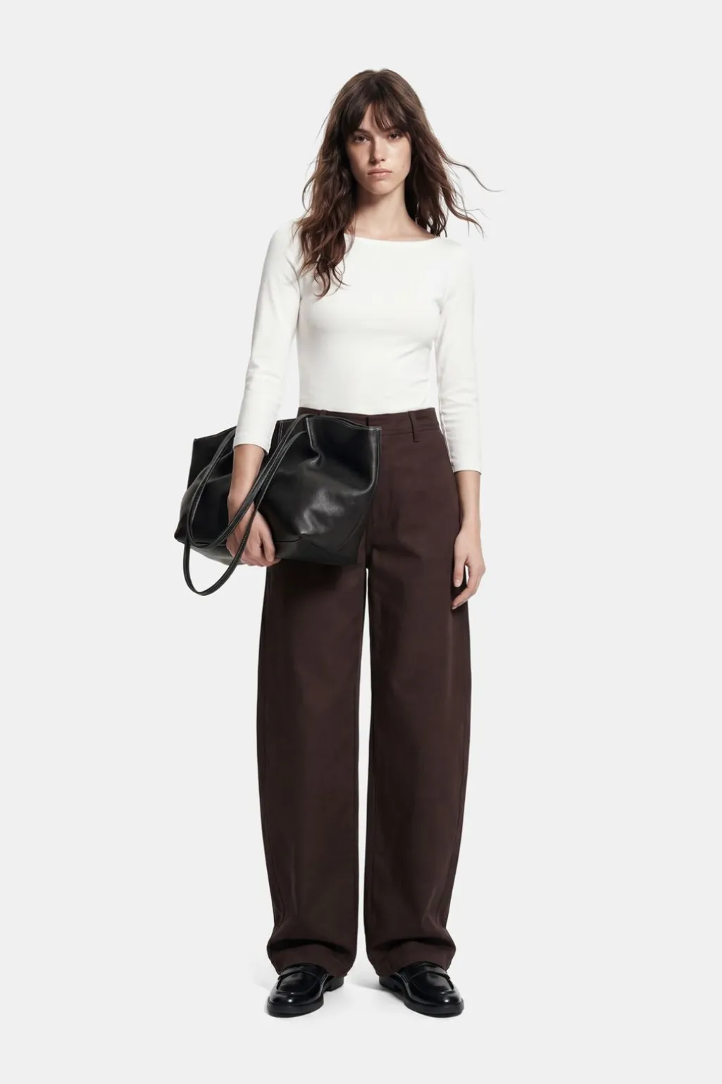 Pcphoebe 3/4 Boatneck Top