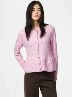 Pcpinge Ls O-Neck Knit Cardigan