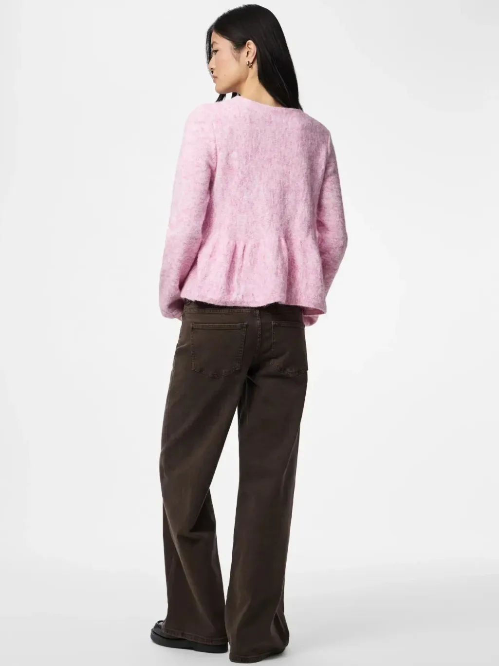 Pcpinge Ls O-Neck Knit Cardigan