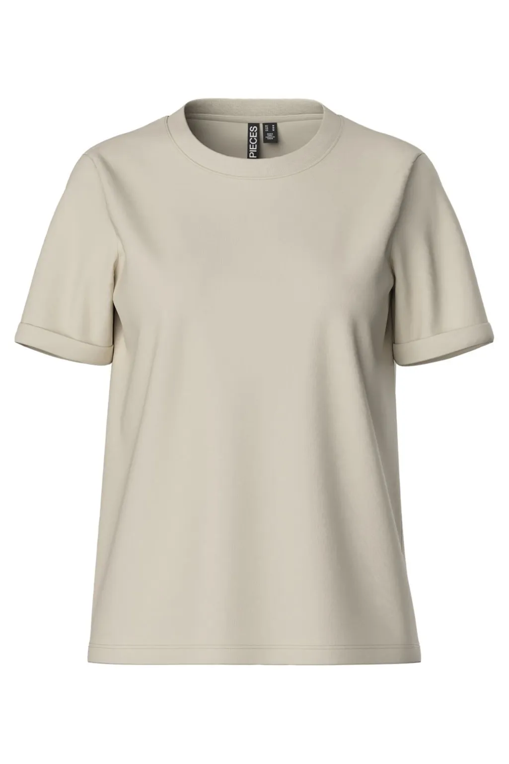 Pcria Ss Fold Up Solid Tee