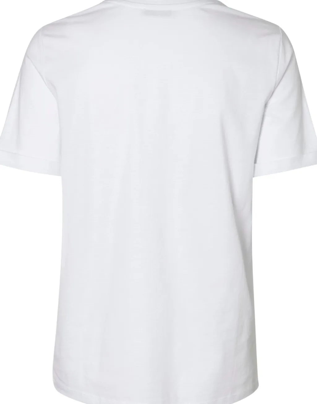PcRia SS Fold Up Solid Tee