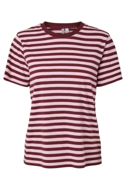 Pcria Ss Tee Multicol Stripes