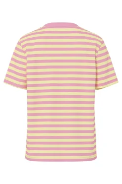 Pcria Ss Tee Multicol Stripes
