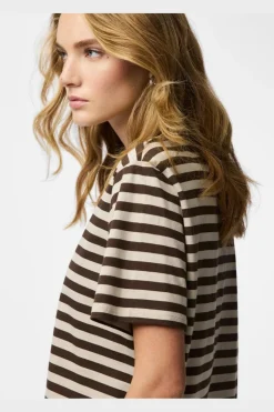 Pcria Ss Tee Multicol Stripes