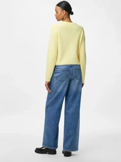 Pcsilly Ls O-Neck Knit Cardigan
