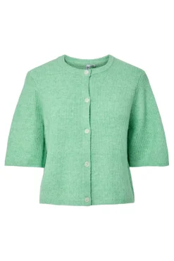 Pcsilly Ss O-Neck Knit Cardigan
